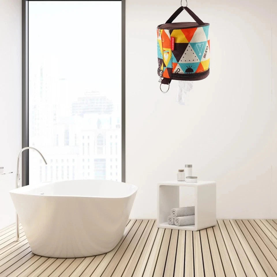 Tissue Dispenser Portable Tissue Box Cover Roll Paper Storage Bag for Camping | eBay